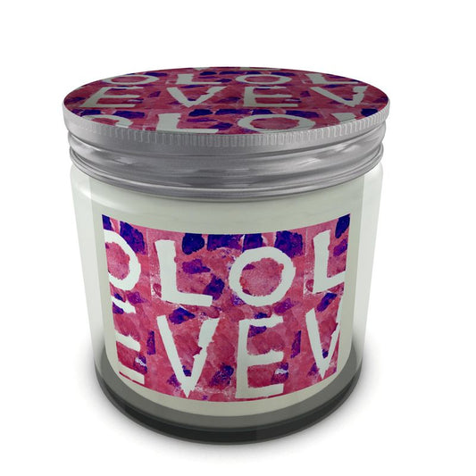 Jar Candle - "LOVE" Design Product Photo 2