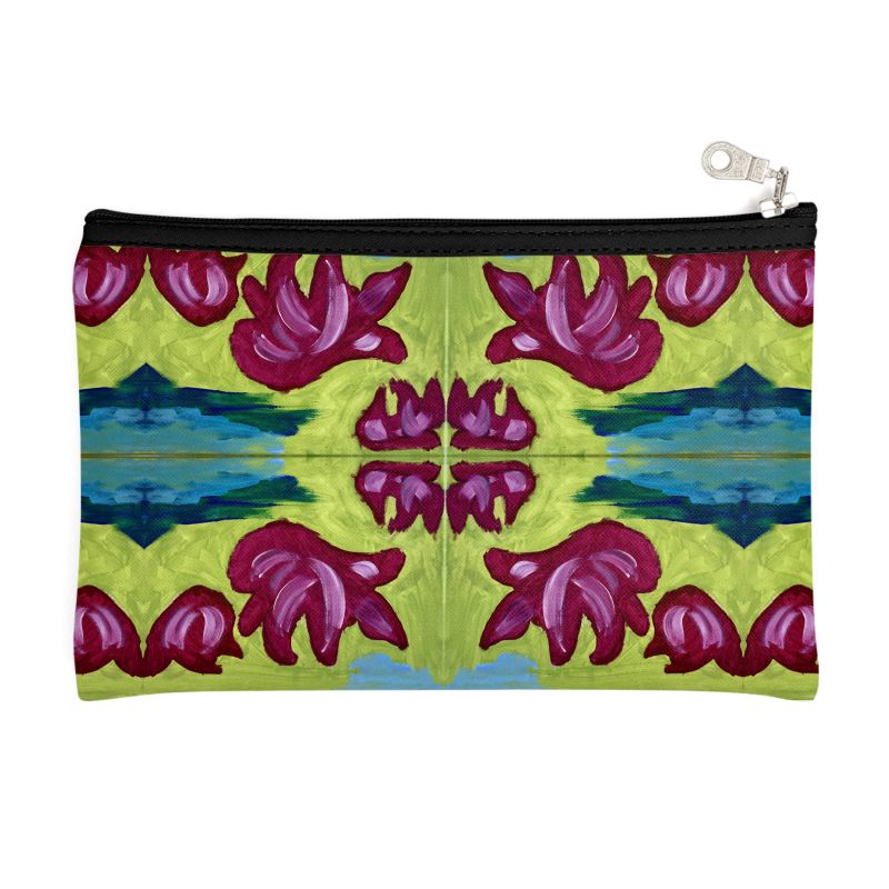 Lotus inspired design neoprene storage bag - product photo