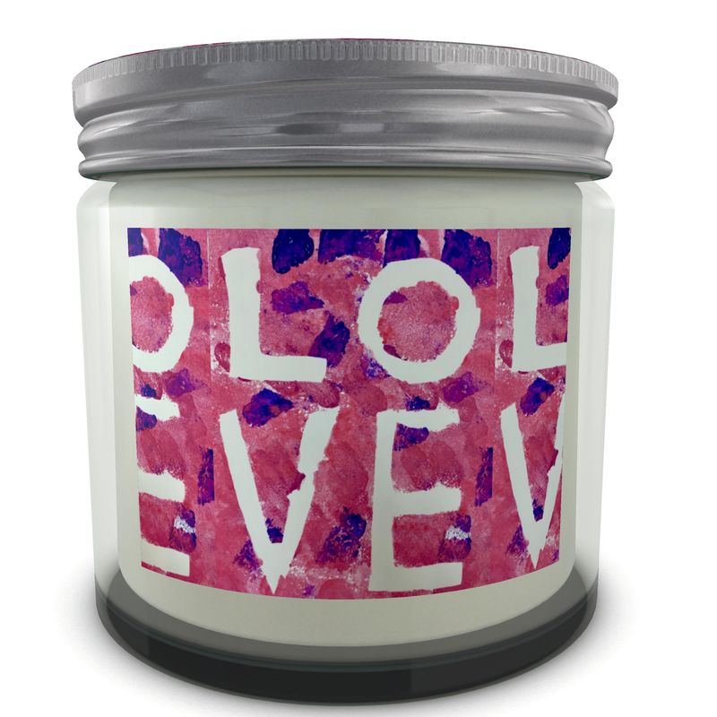 Jar Candle - "LOVE" Design Product Photo